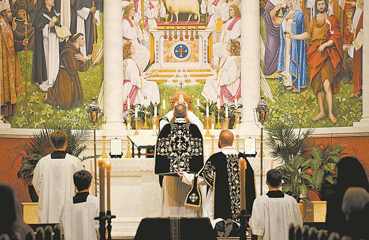CHARLOTTE — St. Ann Church’s pastor, Father Timothy Reid, offered a Solemn High Requiem Mass for All Souls’ Day Nov. 2.
