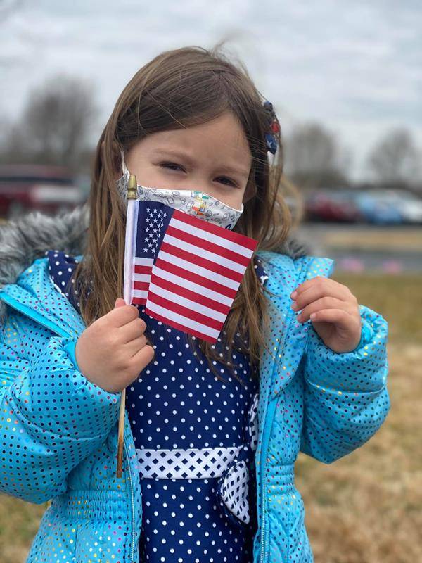HIGH POINT — Students at Immaculate Heart of Mary School celebrated the nation during Catholic Schools Week. Students in lower school made paper chains celebrating our freedom and middle school packed bags of sweet treats for veterans. (Photos via Faceboo
