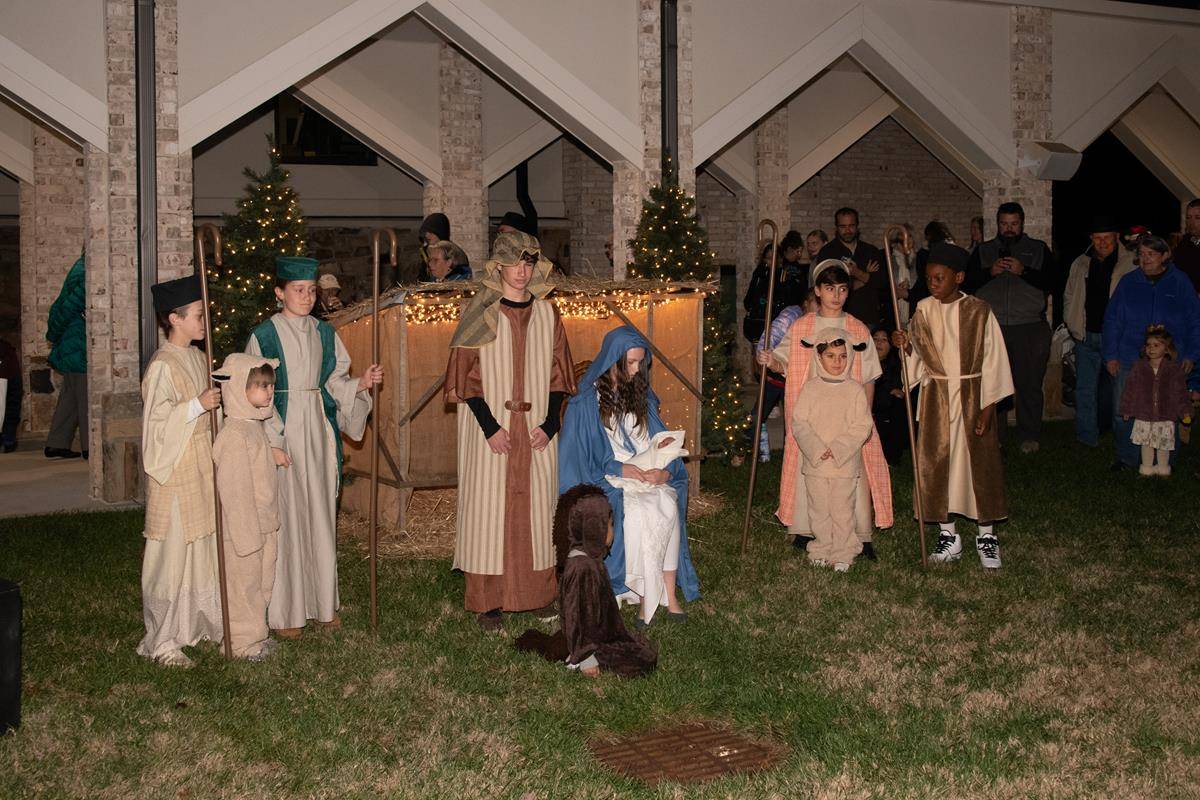 St Pius X Church in Greensboro held a Little Town of Bethlehem and Live Nativity Dec. 2. (Photos provided by MaryAnn Luedtke)