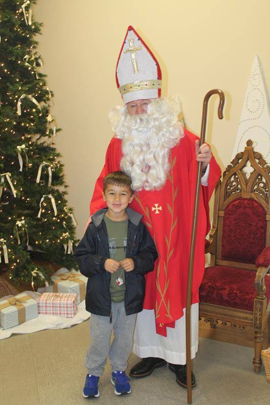 Immaculate Heart of Mary Church in High Point celebrated St. Nicholas with a pancake breakfast with their families, make keepsake crafts, shop for gifts in a secret shop. (Photos provided by Gerry Bratt)