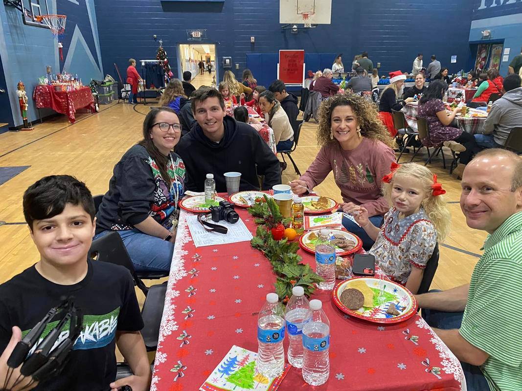 Breakfast with Santa at Immaculata Catholic School.