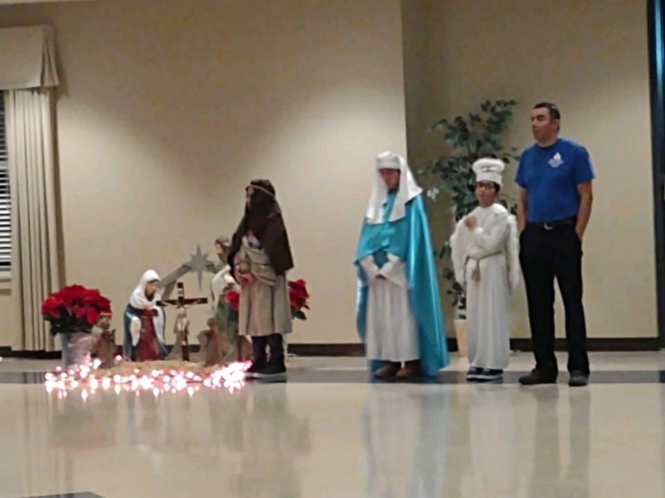 St. James the Greater celebrated Las Posadas.