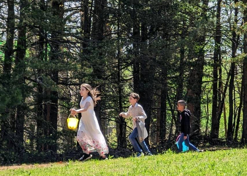 Easter Sunday Mass at Good Shepherd Church in King followed by egg hunt and hospitality. (Provided photos)