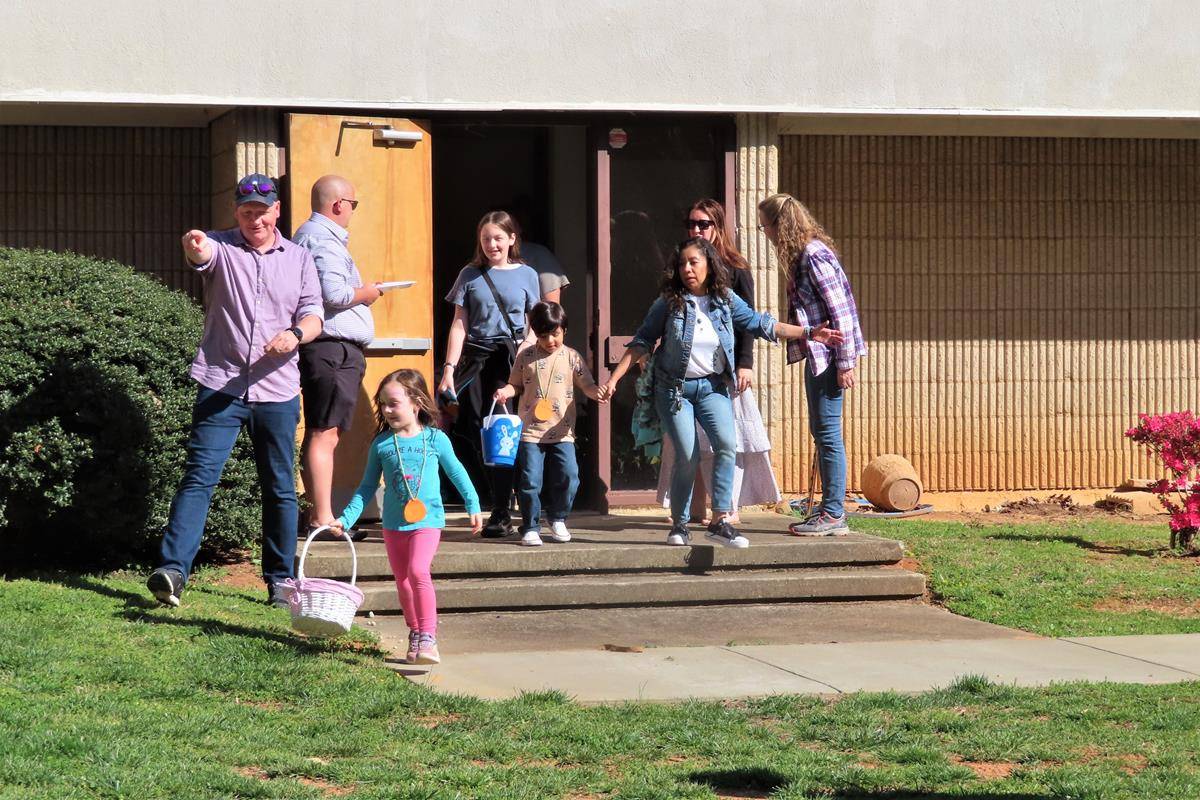 St. Philip the Apostle Church in Statesville had its annual Easter egg hunt on Palm Sunday. (Photos by Connie Ries)