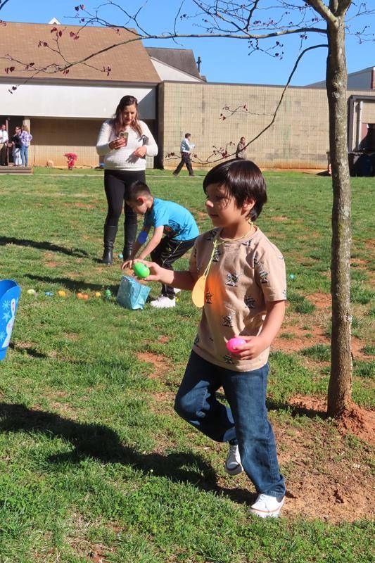 St. Philip the Apostle Church in Statesville had its annual Easter egg hunt on Palm Sunday.