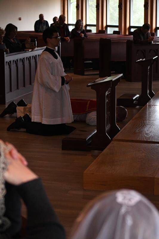 Good Friday at St. Elizabeth Church in Boone. (Photos by Amber Mellon)