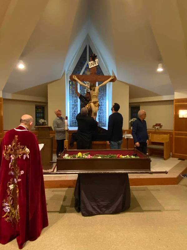 Good Friday at St. Stephen Maronite Church in Waxhaw. (Provided photos)