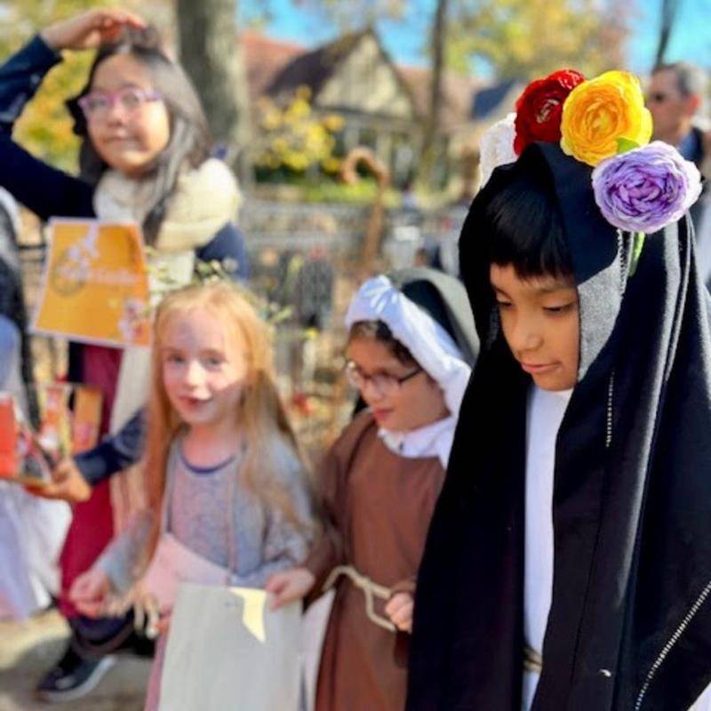 Our Lady of Grace Church and School in Greensboro held All Saints Day processions Nov. 1 and 2. Organizers said there was a great turnout for the inaugural year of the parish procession and celebration after the 6:30 p.m. Mass Nov. 1.