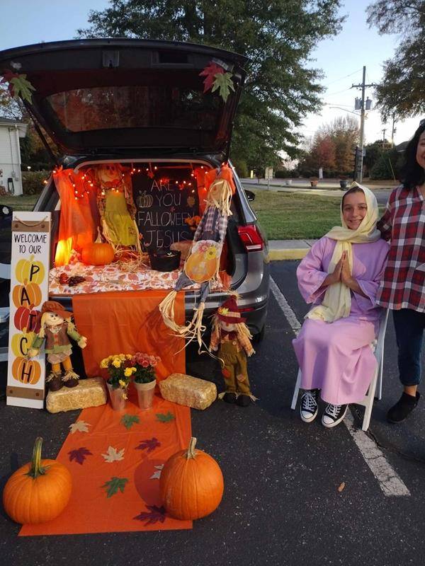 Holy Cross Church held a trunk-or-treat on Oct. 28. Everyone was invited to dress up as a favorite saint, angel or biblical figure.