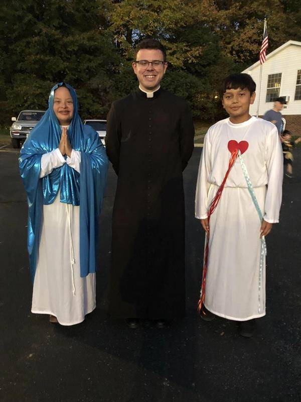 Holy Cross Church held a trunk-or-treat on Oct. 28. Everyone was invited to dress up as a favorite saint, angel or biblical figure.