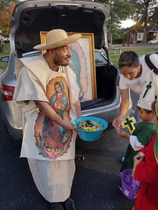 Holy Cross Church held a trunk-or-treat on Oct. 28. Everyone was invited to dress up as a favorite saint, angel or biblical figure.