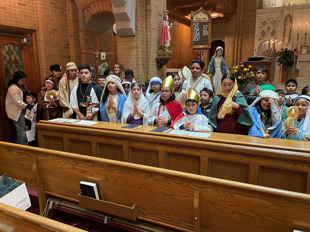Our Lady of Grace Church and School in Greensboro held All Saints Day processions Nov. 1 and 2. Organizers said there was a great turnout for the inaugural year of the parish procession and celebration after the 6:30 p.m. Mass Nov. 1.