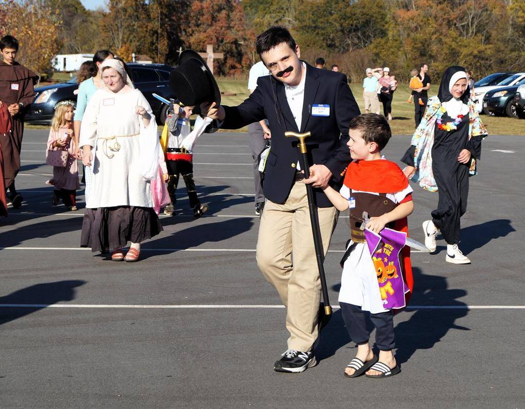 St. Dorothy Church All Saints’ Day celebration featured children and adults dressed as their favorite saint.