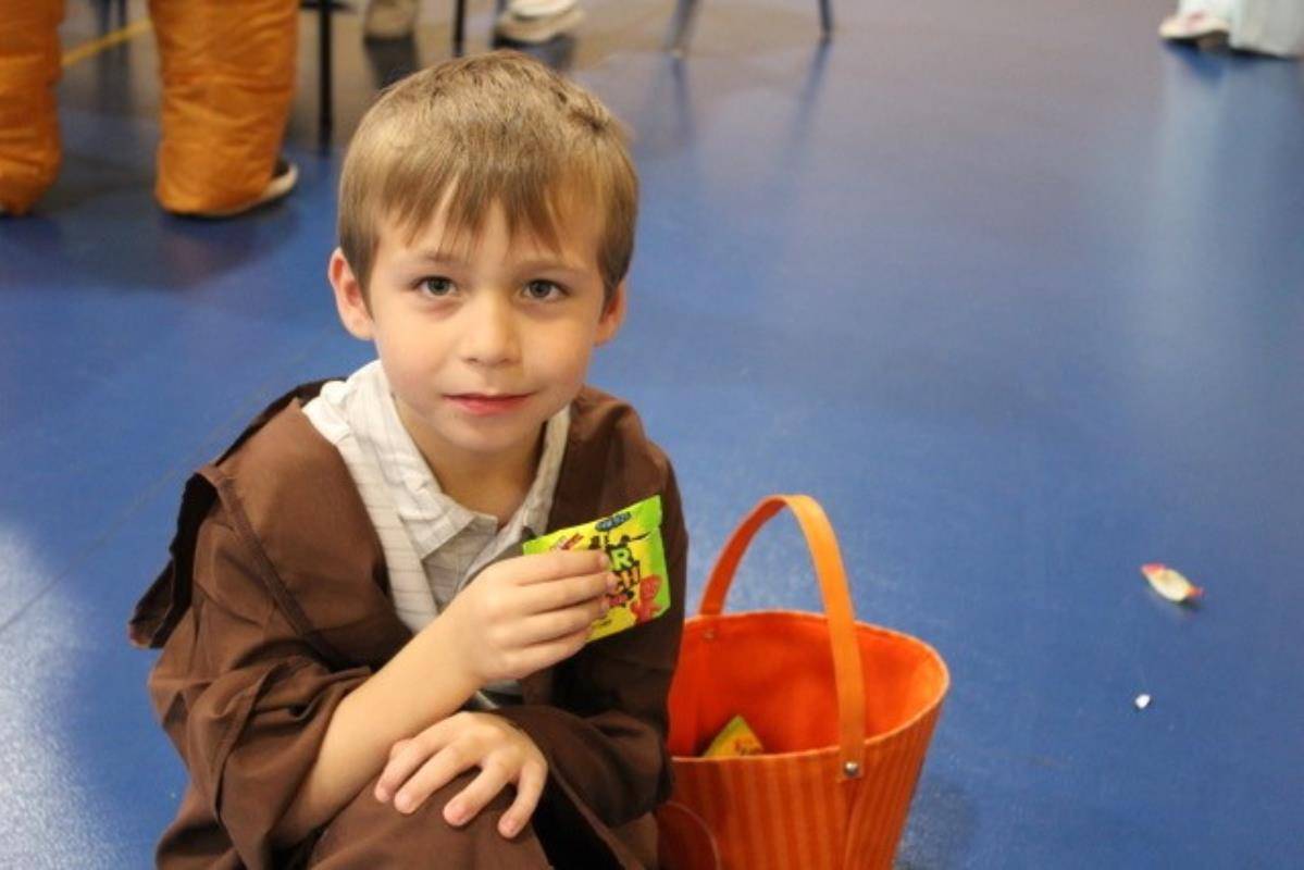 Party-goers had fun being David and knocking over Goliath with slingshots and marshmallows, tossing the snakes out of Ireland like Saint Patrick, searching for lost things like Saint Anthony, fishing like Saints Peter and Andrew.