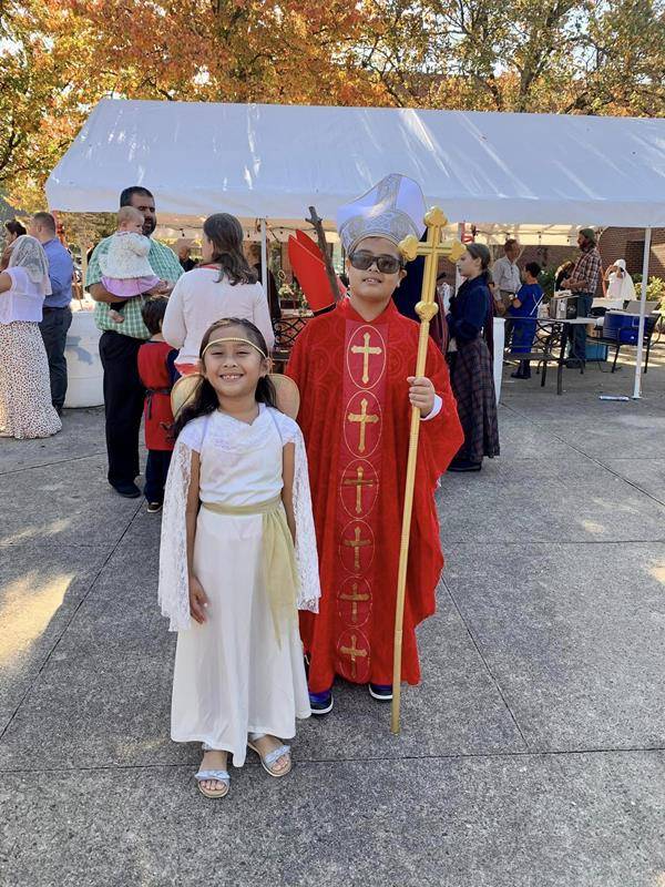 All Saints’ Day celebration at St. Thomas Aquinas Church in Charlotte.