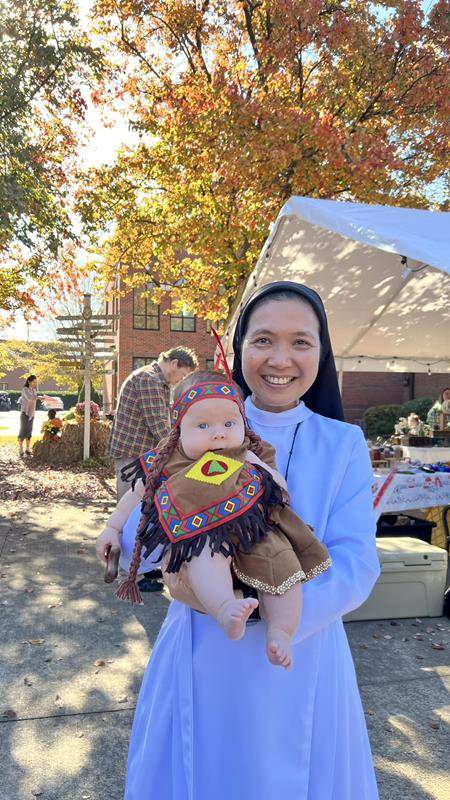 All Saints’ Day celebration at St. Thomas Aquinas Church in Charlotte.