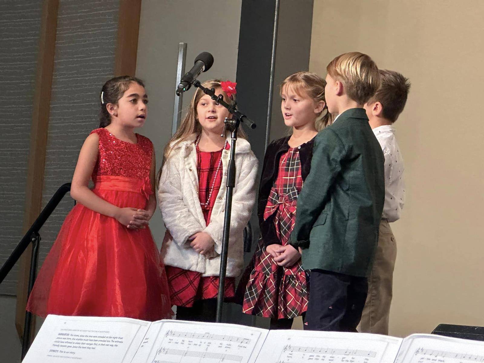 Immaculate Heart of Mary School performed a Christmas Musical.