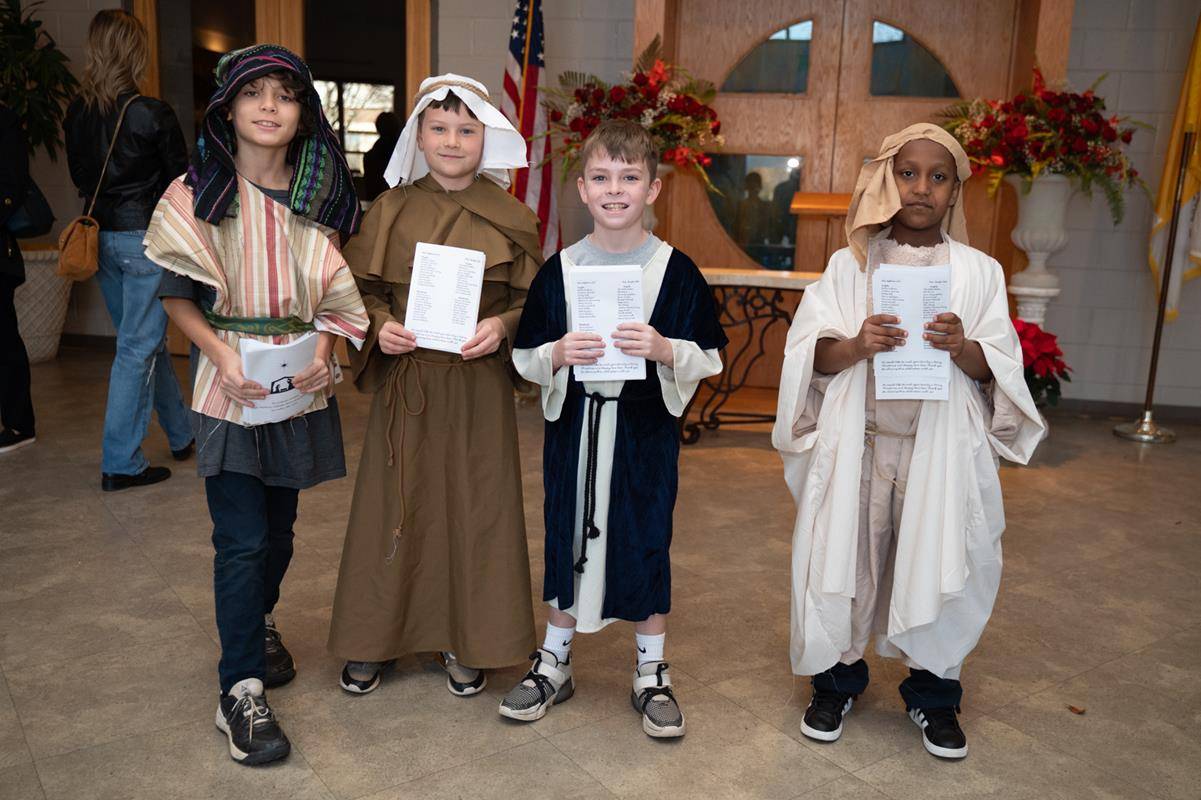 Parents, faculty and students of St. Matthew School enjoyed the 3rd grade Christmas Cantata on Dec. 11.