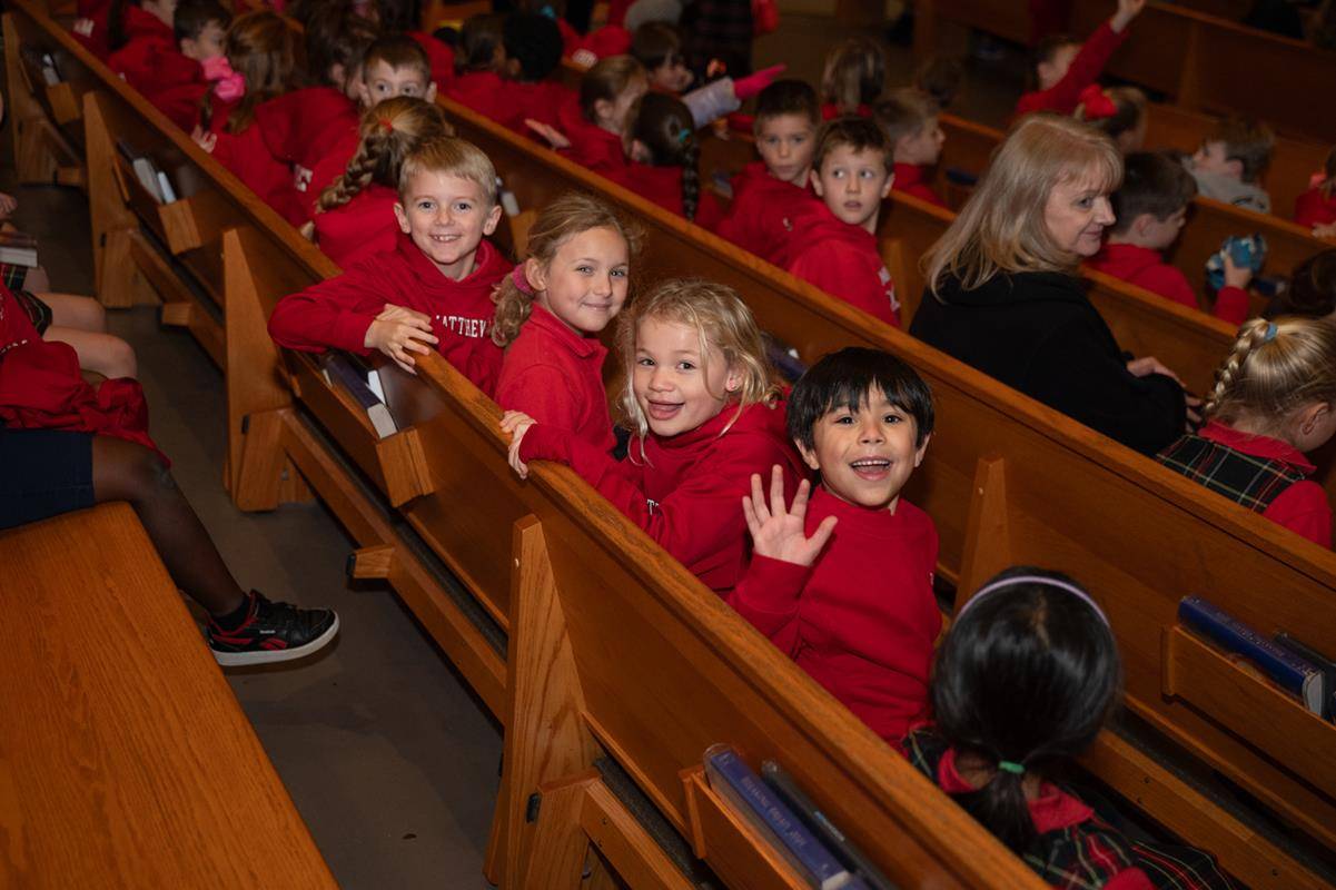 All four 3rd grade classes participated in the musical production of the Birth of Jesus Christ. Excited parents smiled and snapped pictures of participants during the performance, as students performed dressed as shepherds, angels, Magi and animals.