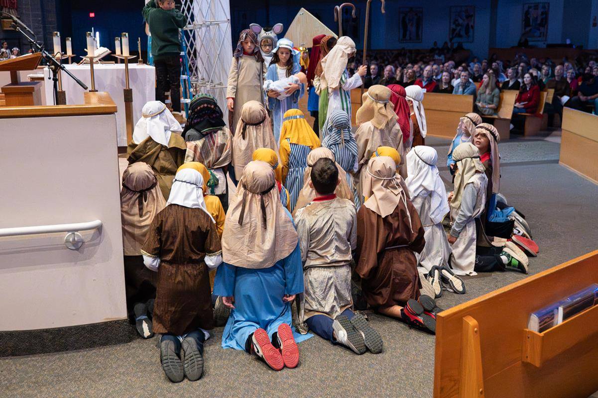 Parents, faculty and students of St. Matthew School enjoyed the 3rd grade Christmas Cantata on Dec. 11.