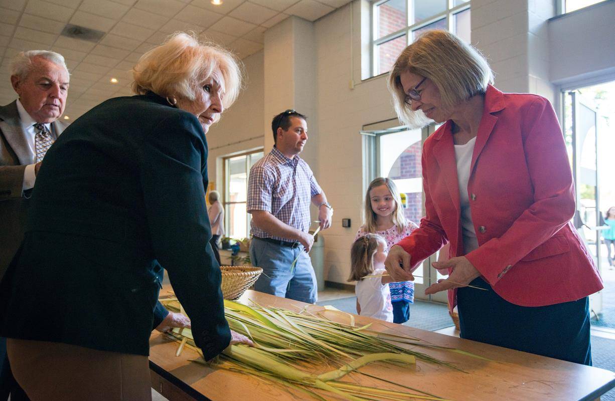 Palm Sunday Mass at St. Matthew Church in Charlotte. (By Tara Heilingoetter)