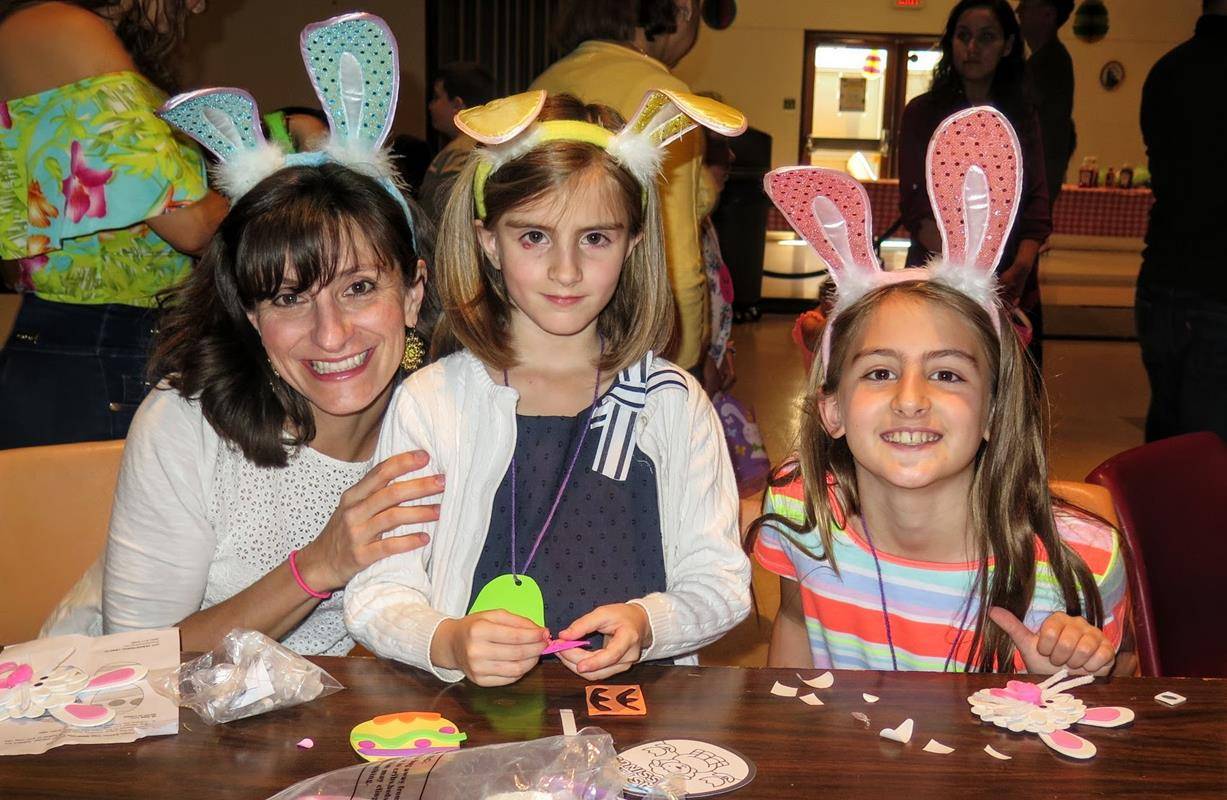 Easter egg hunt at St. Philip Church in Statesville (Photo by Connie Ries)