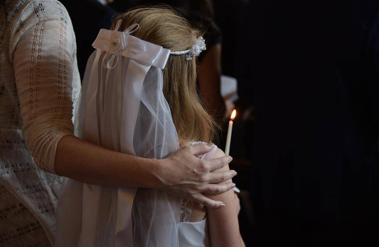 GREENSBORO — Youth at St. Pius X Church recently received the sacrament of first Holy Communion during Masses celebrated by Monsignor Anthony Marcaccio, pastor, and Monsignor Mauricio West, vicar general and chancellor of the Diocese of Charlotte. (Photos