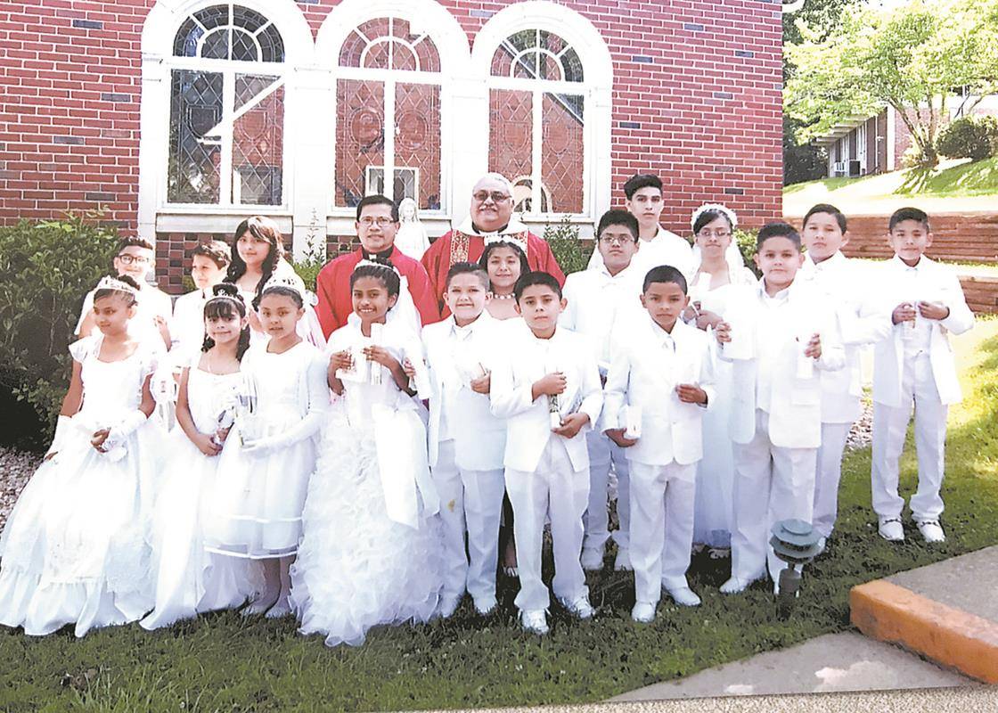 EDEN — Children at St. Joseph of the Hills Church received their first Holy Communion during Mass June 4. — Photo provided by Cathy Robertson