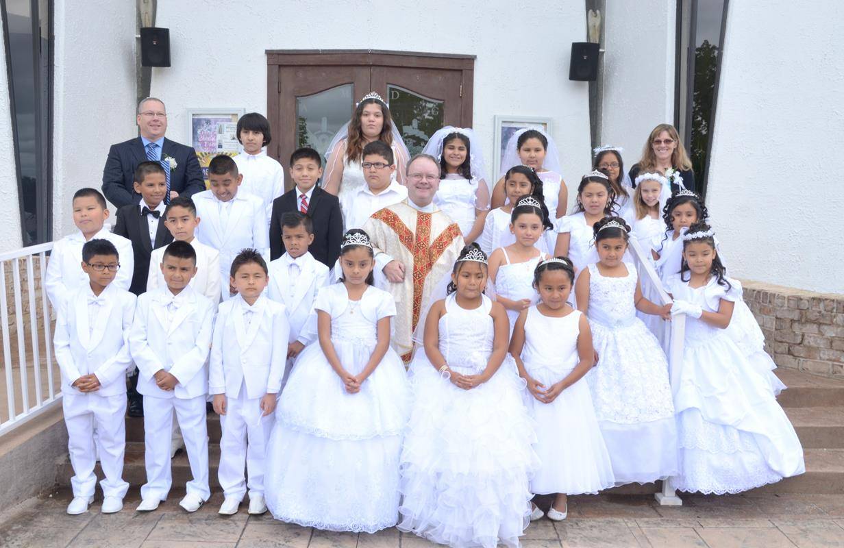REIDSVILLE — First Holy Communion at Holy Infant Church.