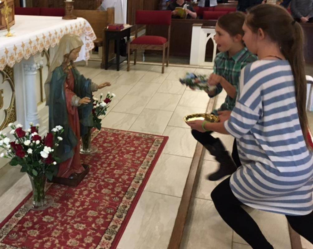 JEFFERSON — St. Francis of Assisi Church also held a May crowning earlier this month. (Patrick Hession | Catholic News Herald)