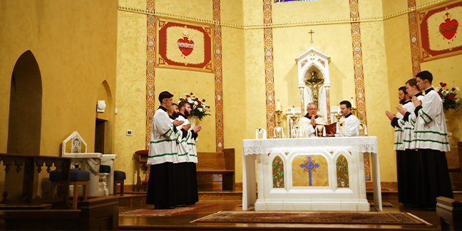 Prayer vigil held for priest ordinands